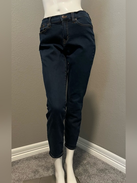 J. Crew Denim - Women’s J. CREW STRETCH Dark Blue Mid- Rise Skinny  Denim Jeans Size 30